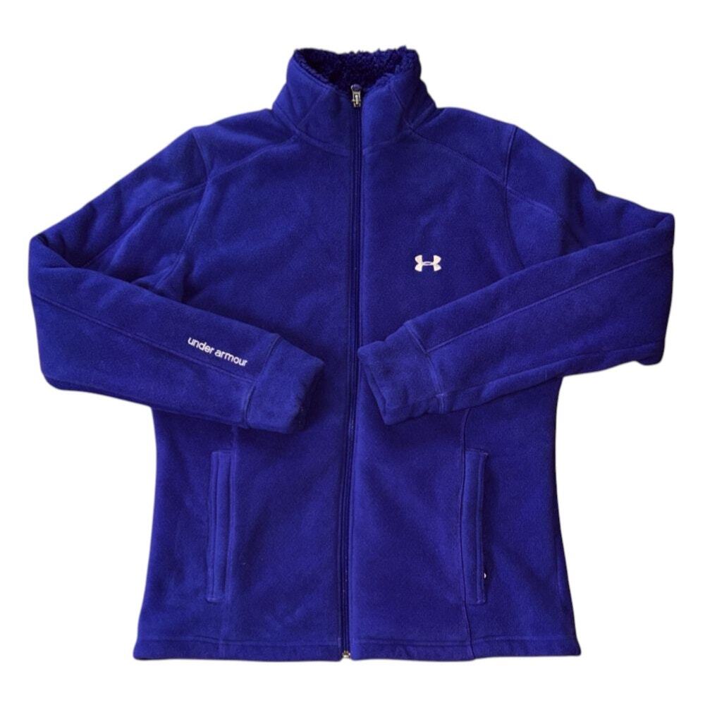Under Armour Polar Full-Zip Purple Fleece Jacket Small